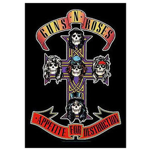 Guns 'N Roses Appetite For Destruction Tapestry Cloth Poster Flag Wall Banner 30" x 40"-Cyberteez