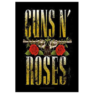 Guns 'N Roses Big Guns Tapestry Cloth Poster Flag Wall Banner 30" x 40"-Cyberteez