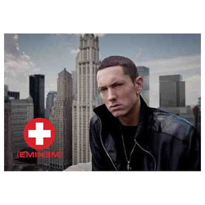 Eminem Skyline Slim Shady Tapestry Cloth Poster Flag Wall Banner 30" x 40"-Cyberteez