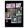 Green Day Uno Dos Tres Tapestry Cloth Poster Flag Wall Banner 30" x 40"-Cyberteez