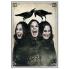 OZZY OSBOURNE Three Headed Tapestry Cloth Poster Wall Flag Banner 30" x 40"-Cyberteez