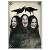 OZZY OSBOURNE Three Headed Cloth Poster Wall Flag Banner 30" x 40"-Cyberteez