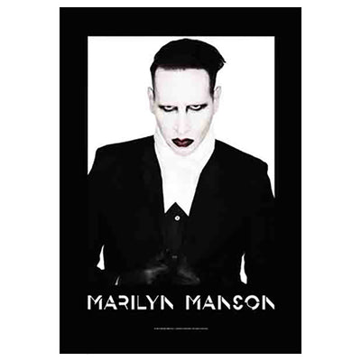 Marilyn Manson Proper Tapestry Cloth Poster Flag Wall Banner 30" x 40"