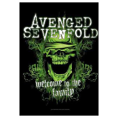 Avenged Sevenfold Welcome To The Family A7X Tapestry Cloth Poster Flag Wall Banner 30" x 40"
