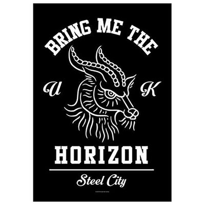 Bring Me The Horizon Steel City Tapestry Cloth Poster Flag Wall Banner 30" x 40"