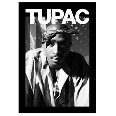 Tupac Shakur Head On Photo Tapestry Cloth Poster Flag Wall Banner New 30" x 40"
