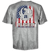 Ruger American Flag GRAY Eagle Logo T-Shirt-Cyberteez