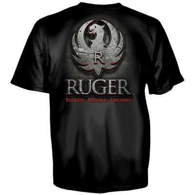 Ruger Metal Eagle Logo American Firearms T-Shirt