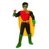 Robin Deluxe Boys Costume w/ Muscle Chest Kids Youth Childrens Batman DC Comics-Cyberteez