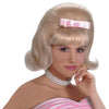 50's Women's Blonde Bouffant Costume Wig-Cyberteez