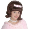 50's Women's Brown Bouffant Costume Wig-Cyberteez