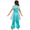 Jasmine Aladdin Princess Costume Classic Girls Child Toddler Jumpsuit-Cyberteez