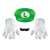 Luigi Gloves Hat And Mustache Adult Size Costume Accessory Kit