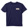 NRA USA Flag Shotgun Shells Navy T-Shirt-Cyberteez