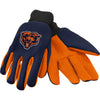 Chicago Bears NFL Team Adult Size Utility Work Gloves-Cyberteez