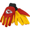 Kansas City Chiefs NFL Team Adult Size Utility Work Gloves-Cyberteez