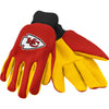 Kansas City Chiefs NFL Team Adult Size Utility Work Gloves-Cyberteez