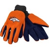 Denver Broncos NFL Team Adult Size Utility Work Gloves-Cyberteez