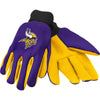 Minnesota Vikings NFL Team Adult Size Utility Work Gloves-Cyberteez