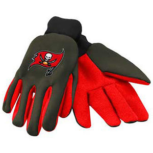 Tampa Bay Buccaneers NFL Team Adult Size Utility Work Gloves-Cyberteez