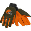 Cleveland Browns NFL Team Adult Size Utility Work Gloves-Cyberteez