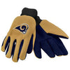 St Louis Rams NFL Team Adult Size Utility Work Gloves-Cyberteez
