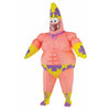 Patrick Spongebob Costume Adult Inflatable Blowup Jumpsuit-Cyberteez