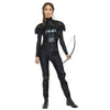 Katniss Everdeen Hunger Games Mockingjay Women's Costume (Black)-Cyberteez