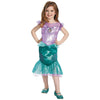 Ariel Little Mermaid Costume Dress Classic Girls Toddler Child Outfit-Cyberteez
