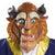 Beast Beauty And The Beast Men's Deluxe Adult Size Costume Mask