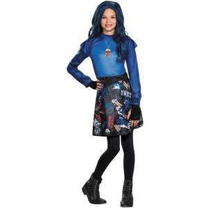 Descendants Evie Classic Girls Costume Isle Of The Lost Child Kids Outfit-Cyberteez