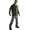Friday The 13th Jason Voorhees Men's Deluxe Costume T-Shirt And Mask Set-Cyberteez