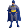 Batman Classic Boys Deluxe Costume w/ Muscle Chest Kids Youth Child Childrens DC Comics-Cyberteez