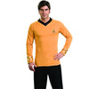 Star Trek Original Series Men's KIRK GOLD Uniform Costume T-Shirt-Cyberteez