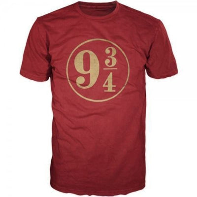 Harry Potter 9 3/4 Mens RED T-Shirt