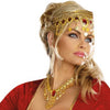 Queen Goddess Arabian Crown Jewel Headpiece Roman Egyptian Costume Accessory-Cyberteez