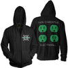 Type O Negative Electrakill Zip Hoody Sweatshirt-Cyberteez