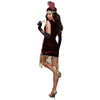 Sophisticated Lady Women's Roaring 20s Flapper Sequin Dress Costume-Cyberteez