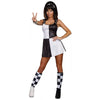 Go Go Girl 60's Mod Dancer Dress Women's Adult Costume Reg & Plus Sizes-Cyberteez