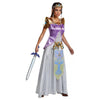 Princess Zelda Legend Of Zelda Deluxe Adult Women's & Tween Sizes Costume Dress-Cyberteez