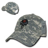 RapDom Punisher Skull Hat ACU Camo Military Navy Seal Special Forces Polo Baseball Cap-Cyberteez
