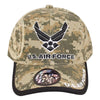 US Air Force Hat Digital Camouflage Wings Logo Embroidered US Military Cap-Cyberteez