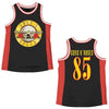 Guns N Roses Bullet Seal Logo Basketball Jersey Tank Top-Cyberteez