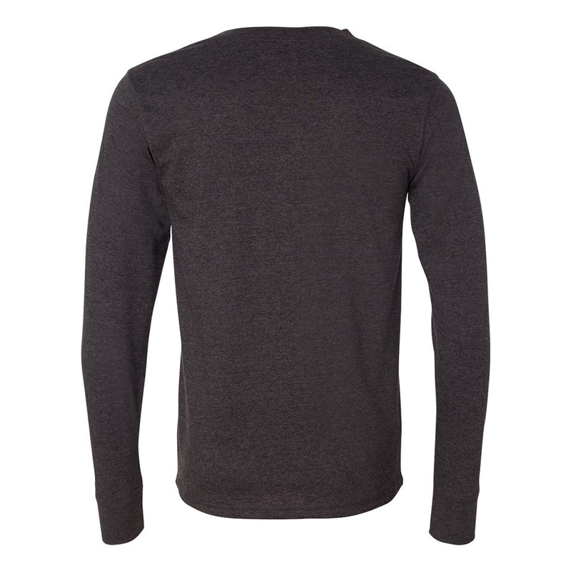 Bella + Canvas 3150 Men's Henley Longsleeve Long Sleeve Cotton Jersey T-Shirt-Cyberteez