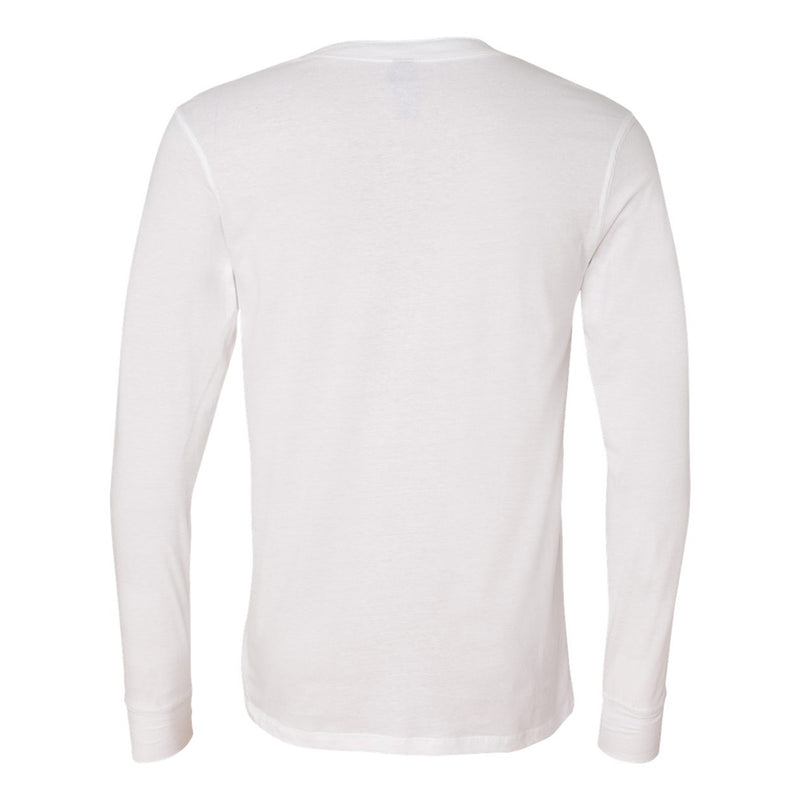 Bella + Canvas 3150 Men's Henley Longsleeve Long Sleeve Cotton Jersey T-Shirt-Cyberteez