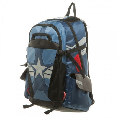 Captain America Logo Civil War Marvel Laptop Backpack Bag