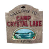 FRIDAY THE 13TH Camp Crystal Lake Jason Voorhees Big Molded Sign-Cyberteez