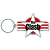 The Clash Star Logo Metal Keychain Keyring-Cyberteez