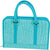 Bible Cover Turquoise Faux Alligator Protective Holy Book Tote Carry Case Bag