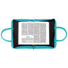 Bible Cover Turquoise Faux Alligator Protective Holy Book Tote Carry Case Bag-Cyberteez